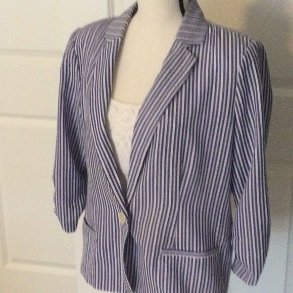 Seersucker jacket - Picture 1 of 5